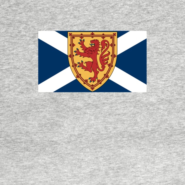 Royal Scottish Coat of Arms on Flag by iaredios